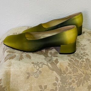 Vintage Ann Marino Ombre Satin Flats